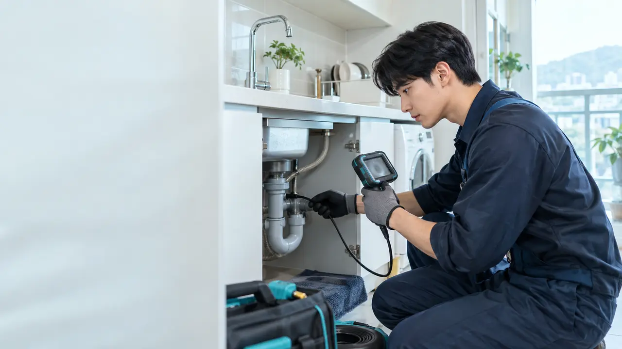 청년하수누수24시 배관내시경 점검